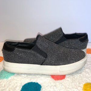 Steve Madden Noe Sparkle Slip-On Flatform Sneakers